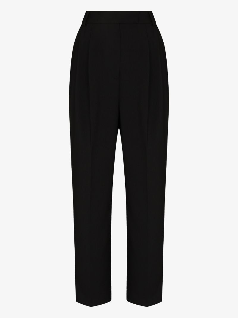 Black Bea Straight-leg Trousers