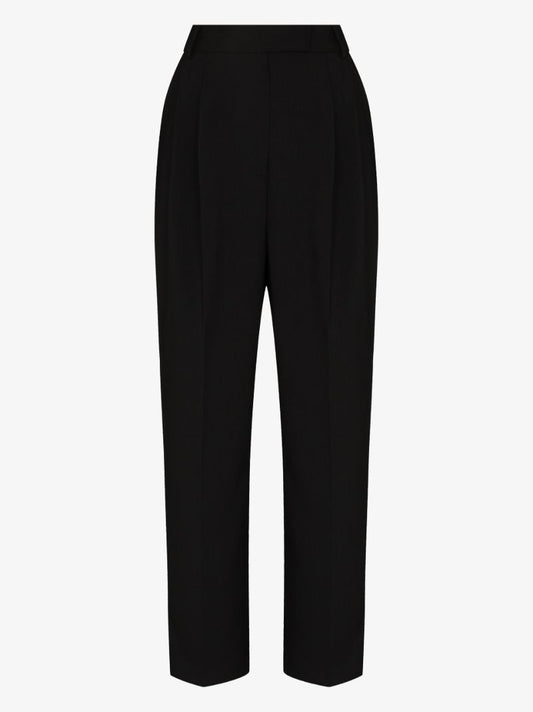 Black Bea Straight-leg Trousers