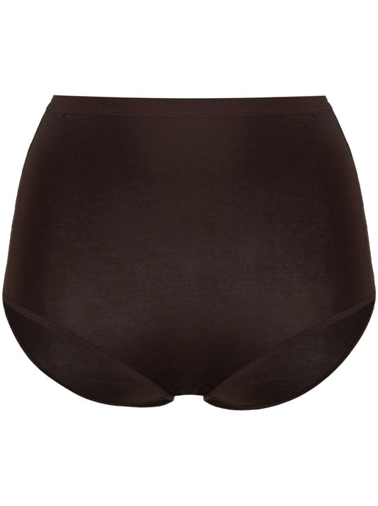 Brown High-waisted Briefs