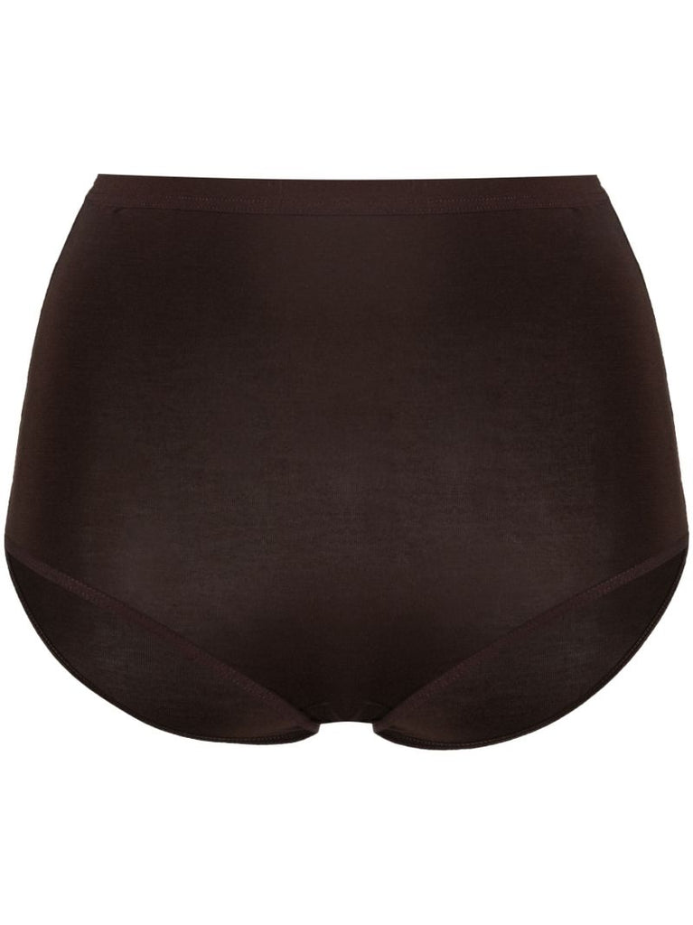 Brown High-waisted Briefs