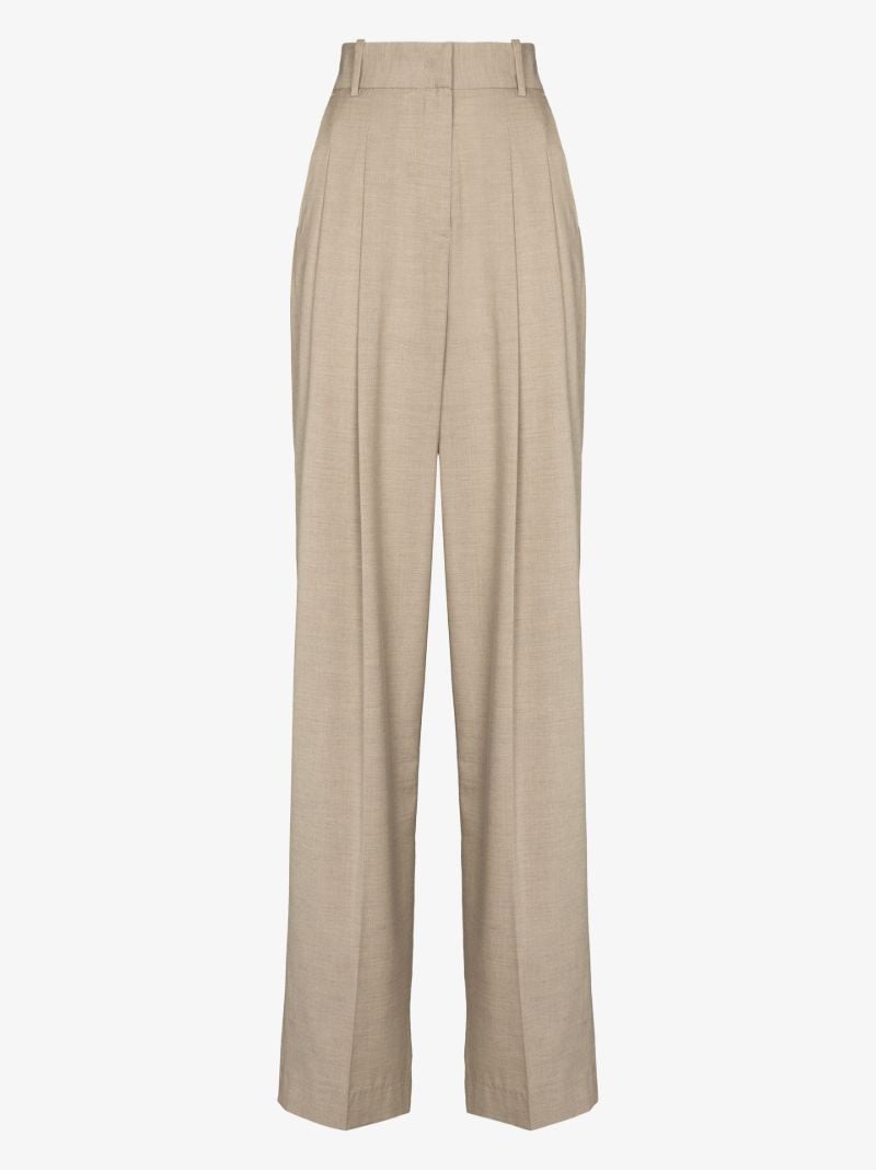 Neutral Gelso Straight-leg Trousers