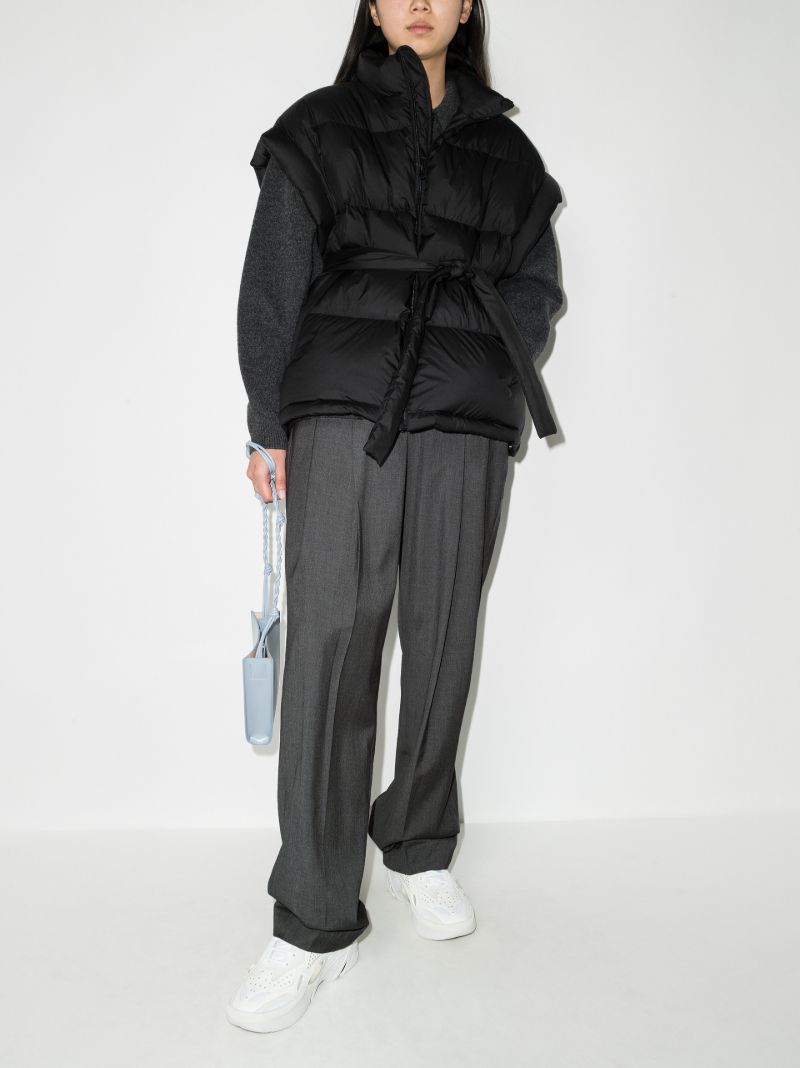 Grey Gelso Straight-leg Trousers