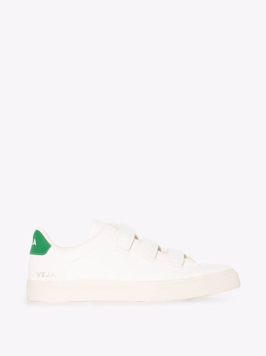 White Recife Low Top Leather Sneakers