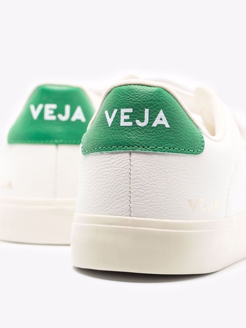 White Recife Low Top Leather Sneakers