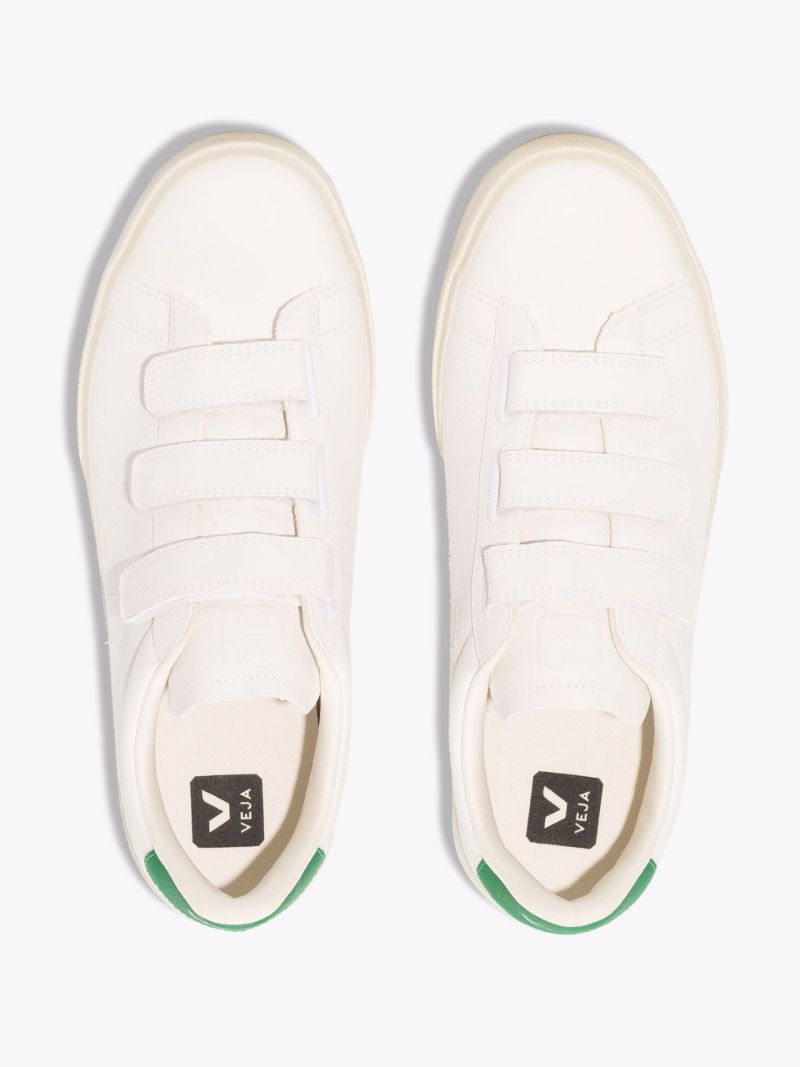 White Recife Low Top Leather Sneakers