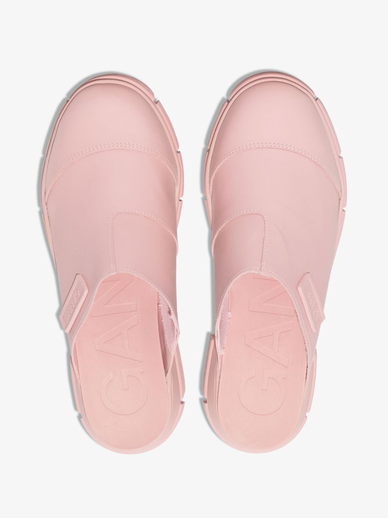 Pink  City Rubber Mules