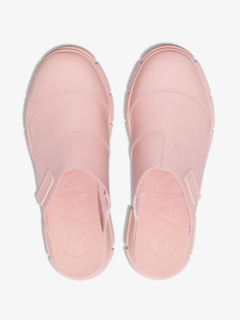 Pink  City Rubber Mules