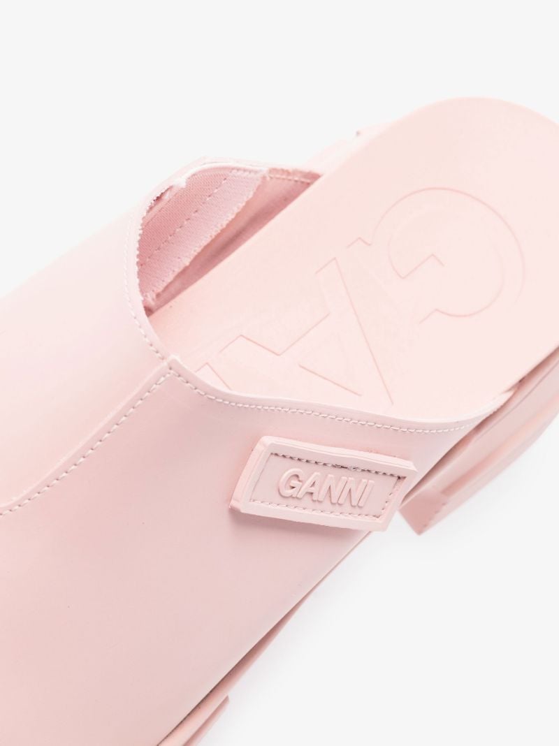 Pink  City Rubber Mules