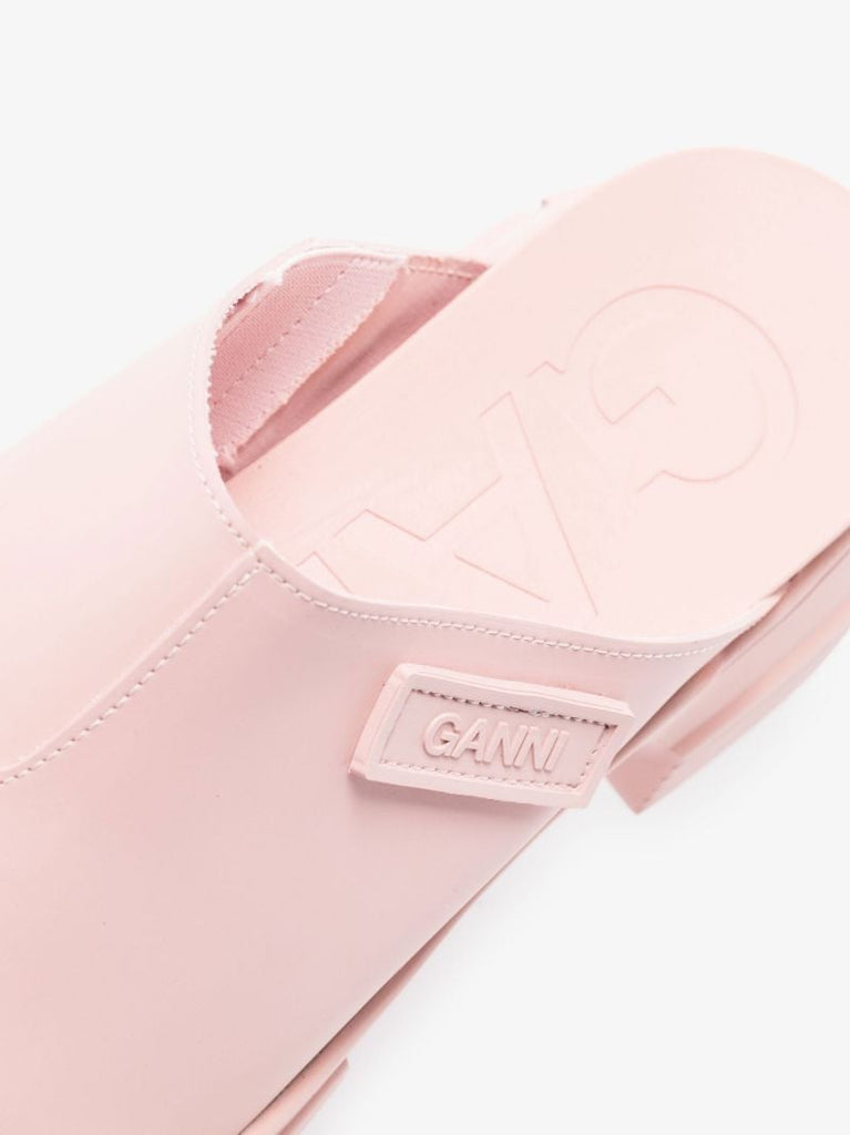 Pink  City Rubber Mules