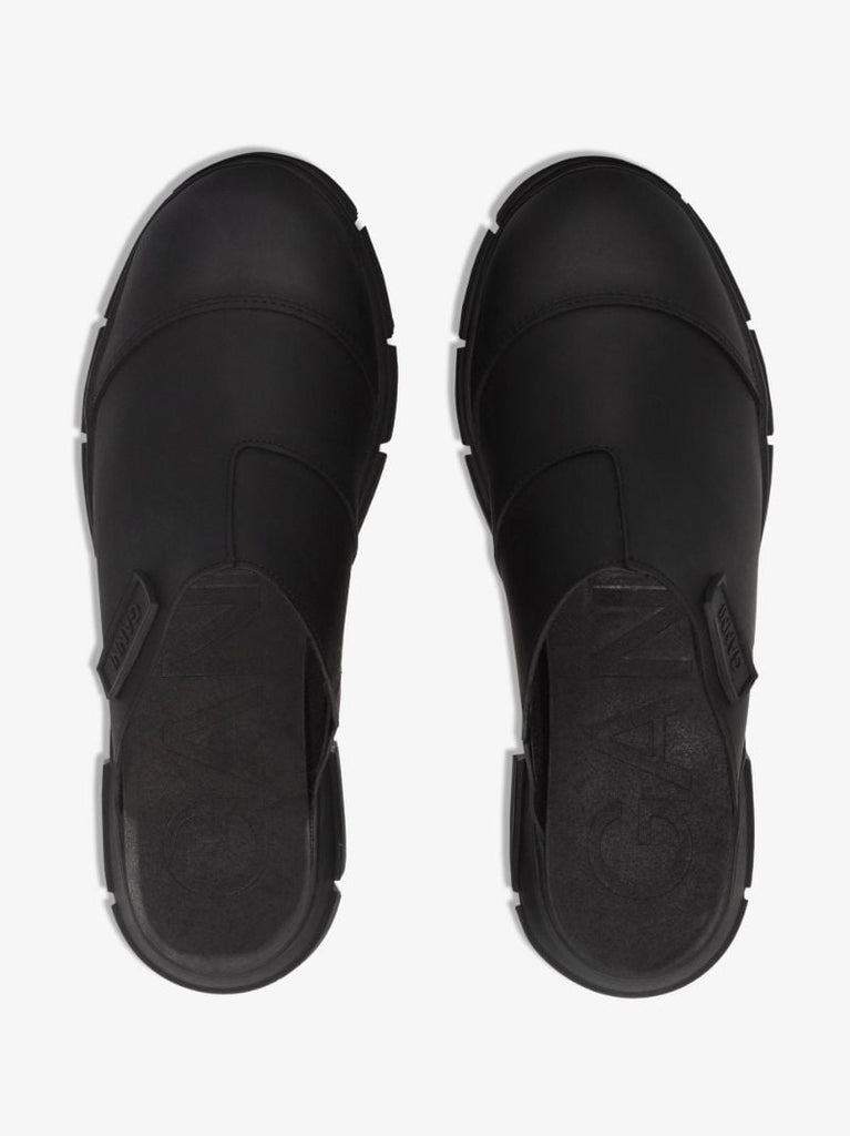 Black City Rubber Mules