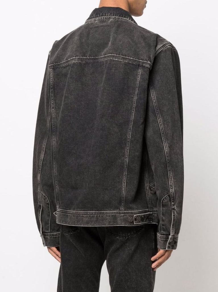 Black Faded Denim Jacket