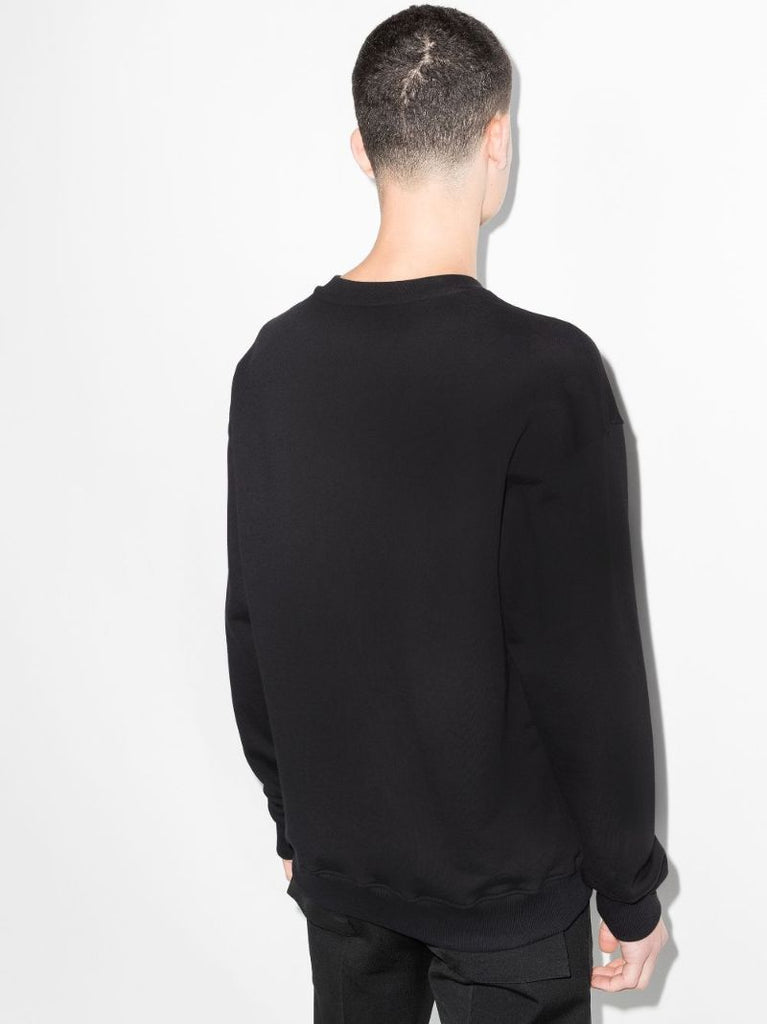 Contrast Logo Knit Sweater
