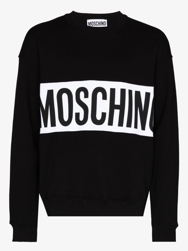 Contrast Logo Knit Sweater