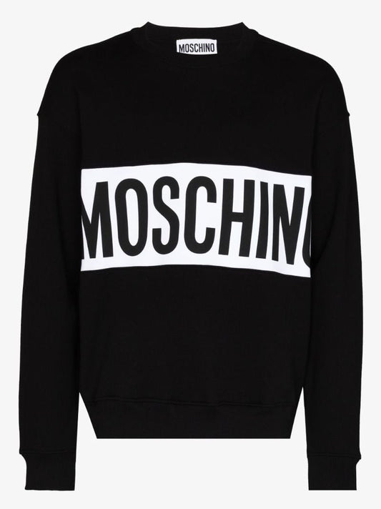 Contrast Logo Knit Sweater