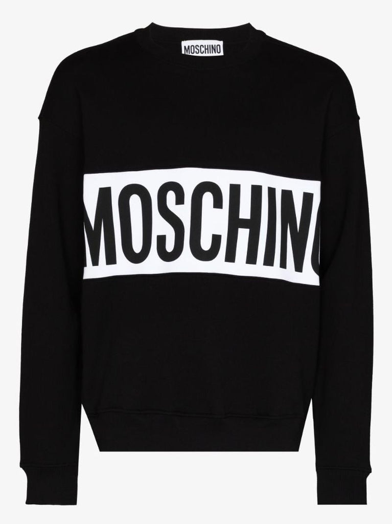 Contrast Logo Knit Sweater