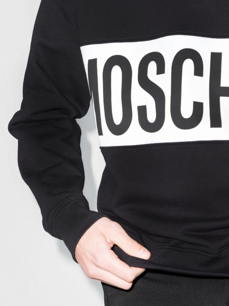 Contrast Logo Knit Sweater