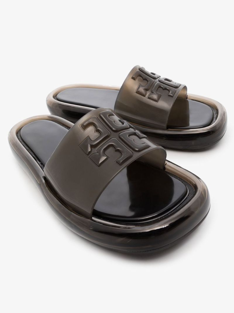 Black Bubble Jelly Logo Slides