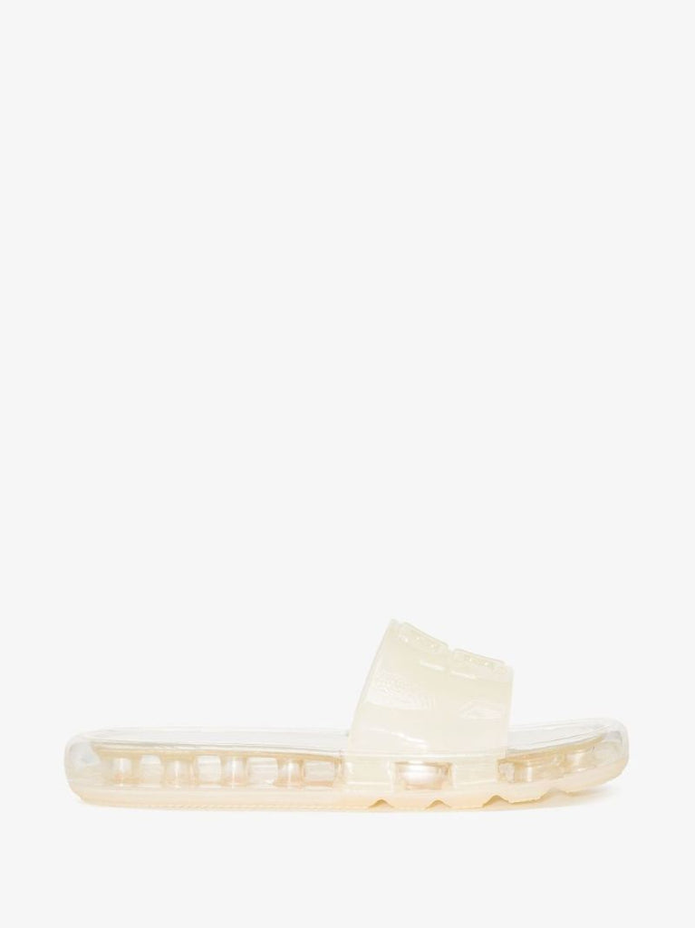 White Bubble Jelly Logo Slides