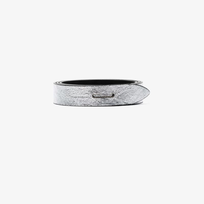 Black Lecce Reversible Leather Belt