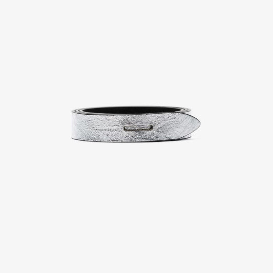 Black Lecce Reversible Leather Belt