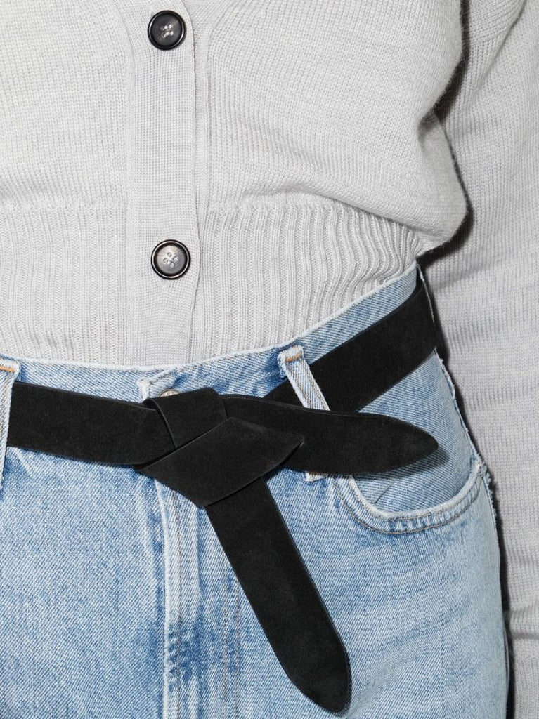 Black Lecce Reversible Leather Belt