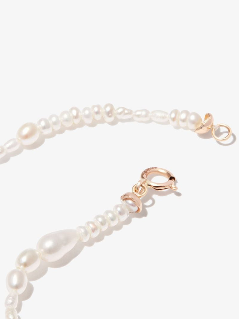 14k Yellow Gold Pearl Collage Medium Bracelet
