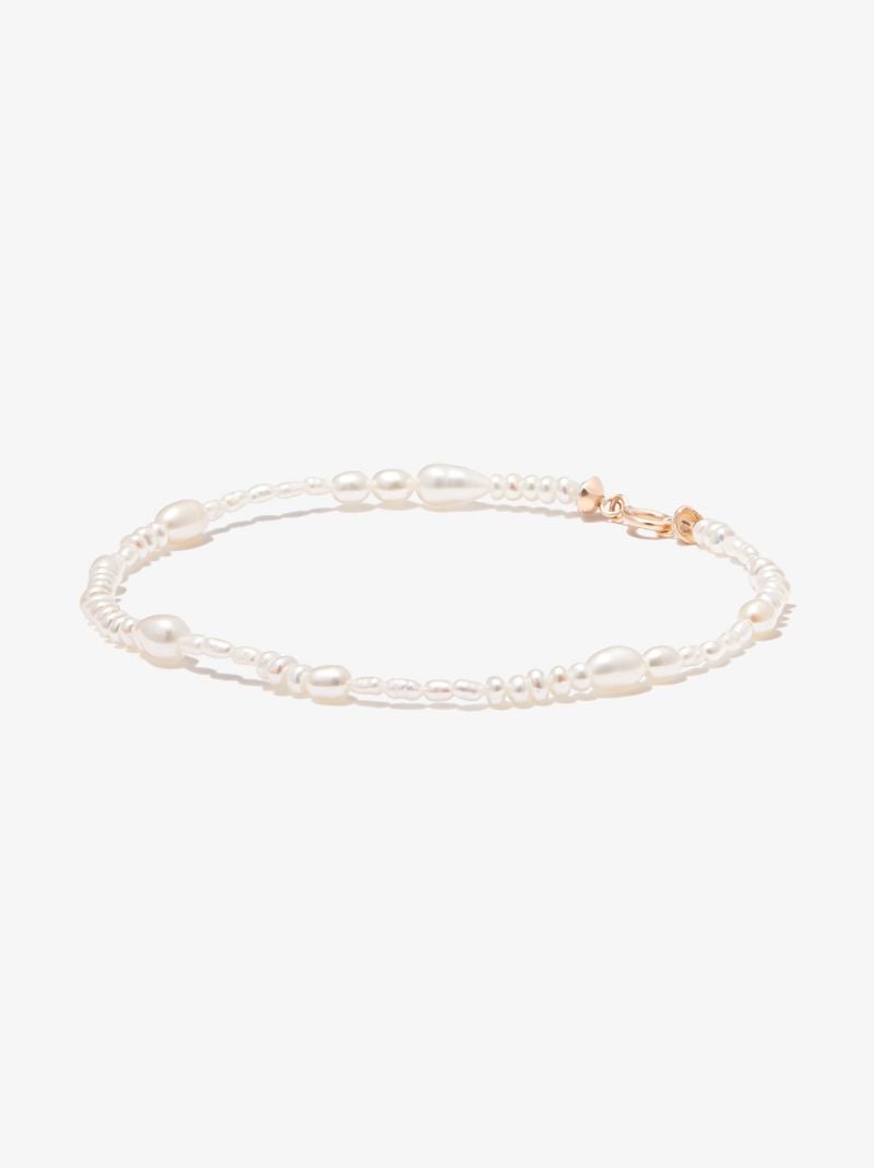 14k Yellow Gold Pearl Collage Medium Bracelet