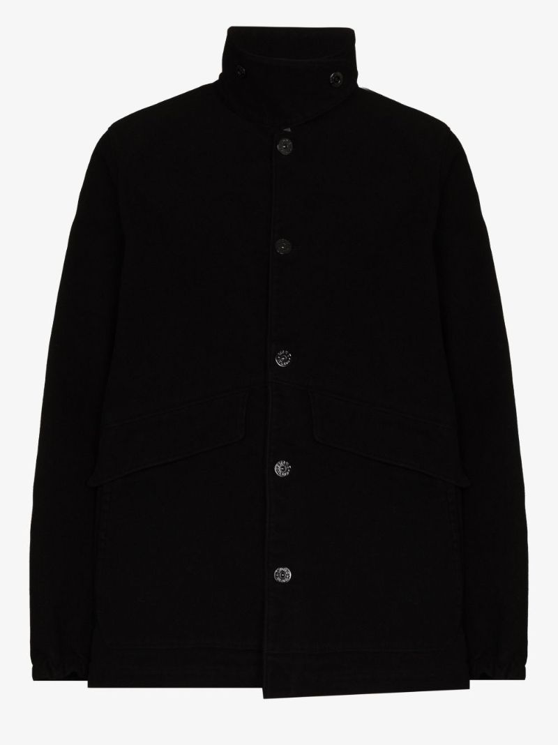 Logo-patch Button-up Jacket