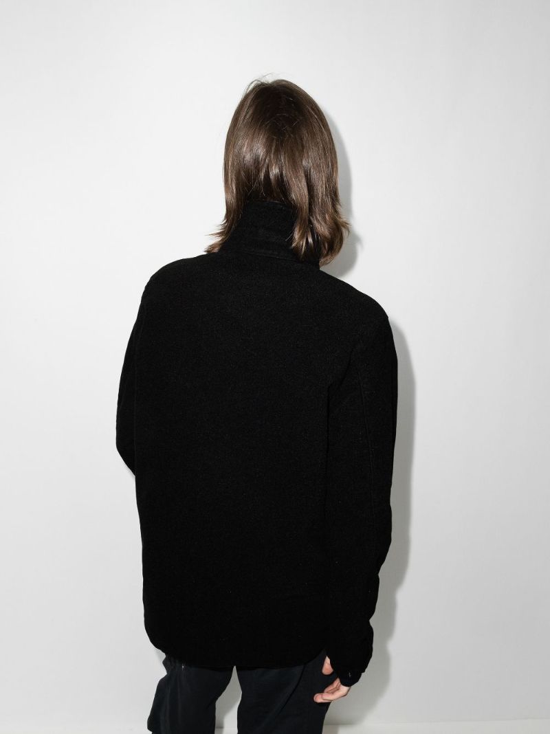 Logo-patch Button-up Jacket