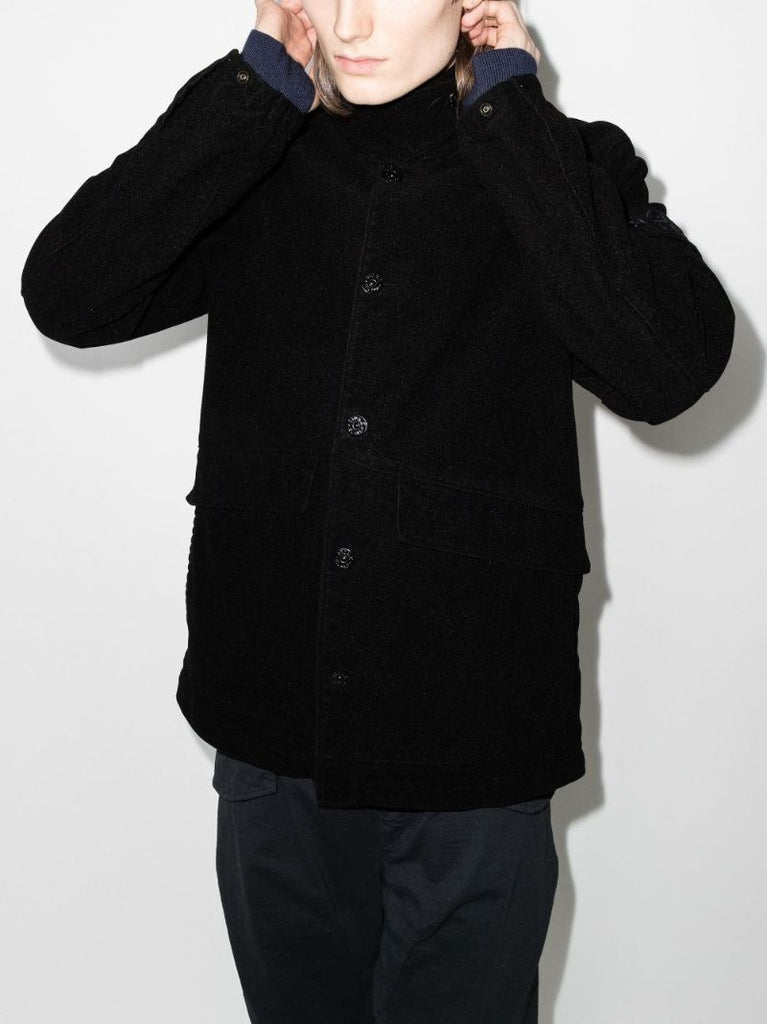 Logo-patch Button-up Jacket