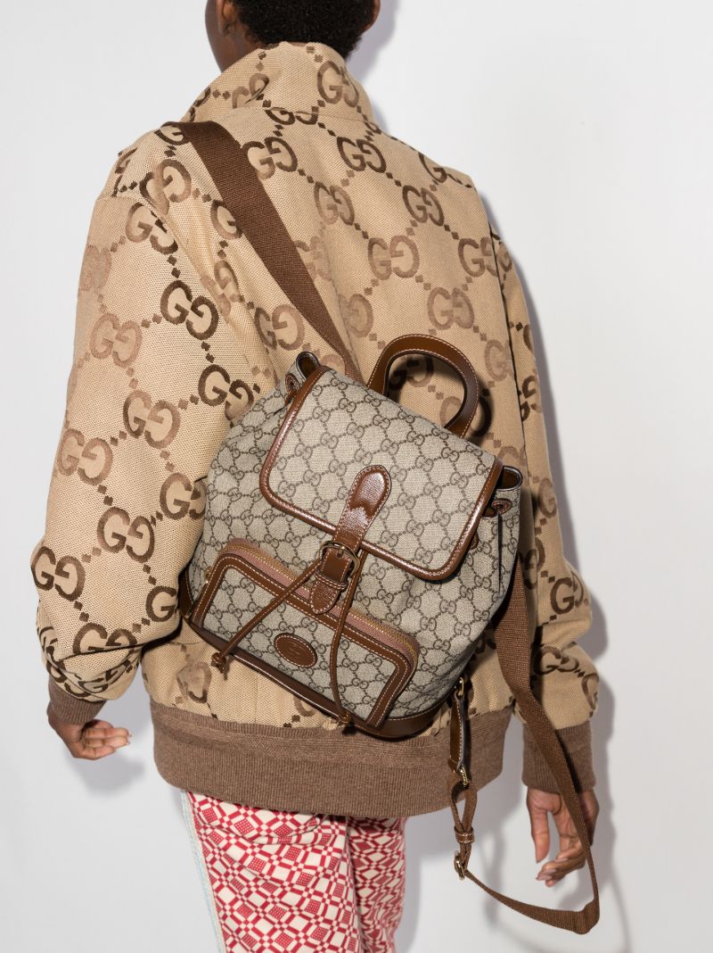 Brown Gg Supreme Backpack
