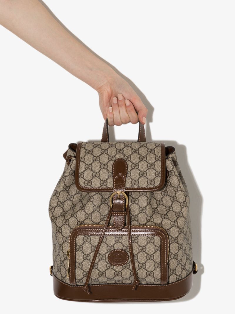 Brown Gg Supreme Backpack