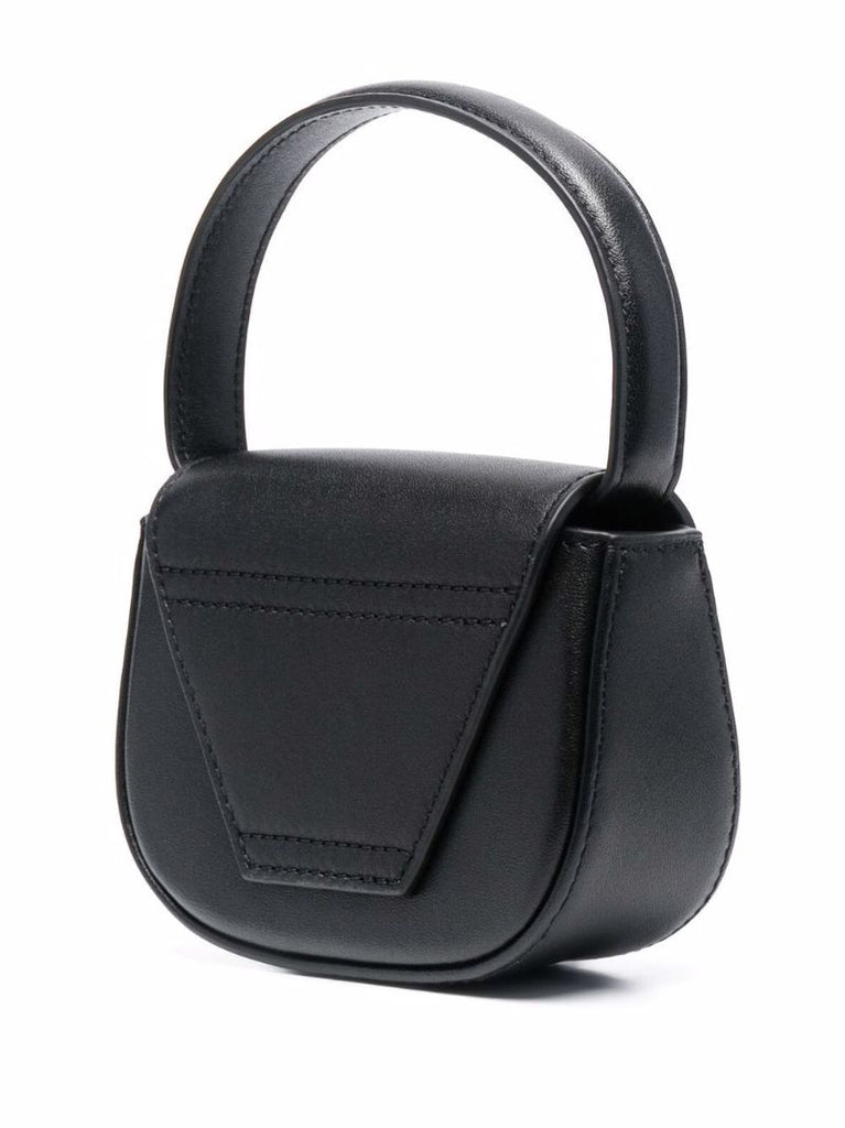 Black Mini 1dr Leather Crossbody Bag