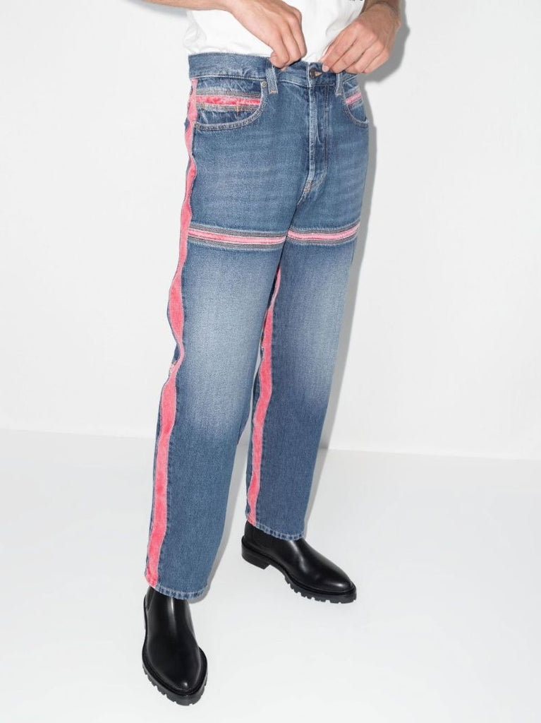 Blue Mand Straight Leg Jeans