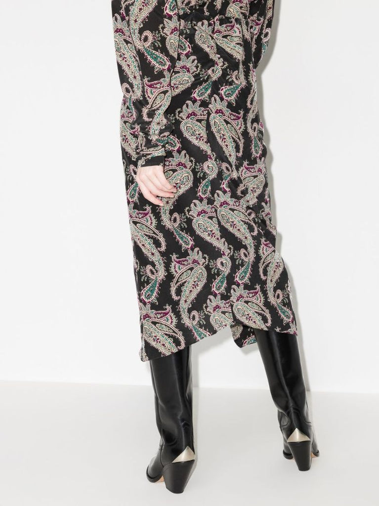 Breetizi Printed Silk Skirt