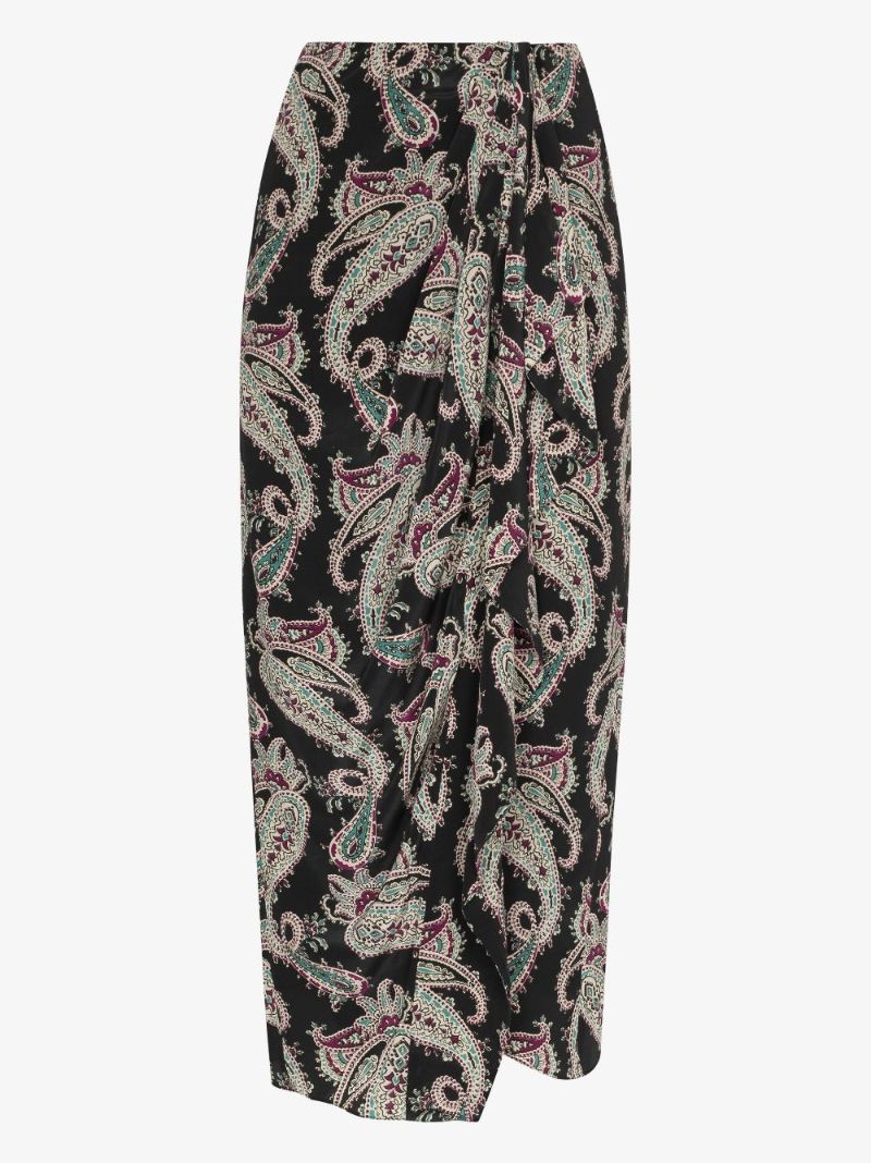 Breetizi Printed Silk Skirt