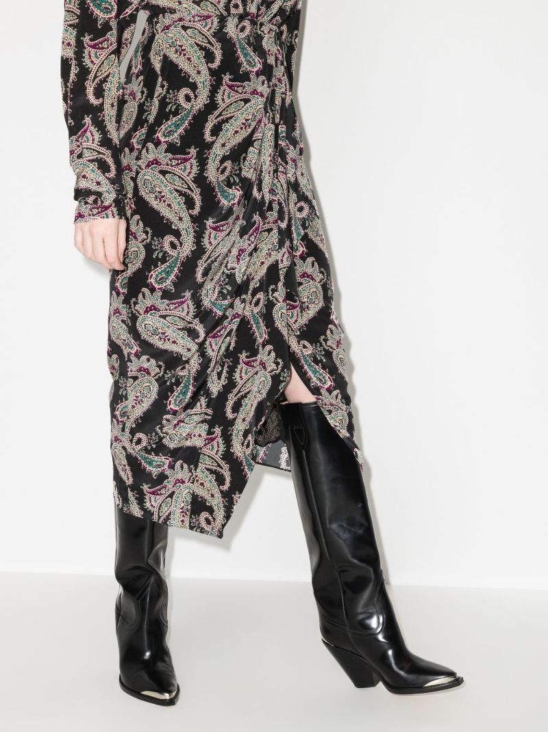 Breetizi Printed Silk Skirt