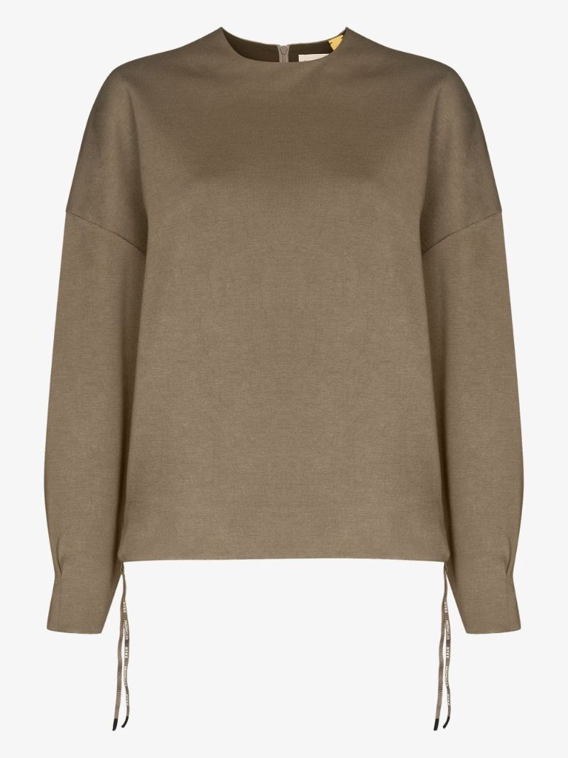 4 Moncler Hyke Logo Print Sweatshirt