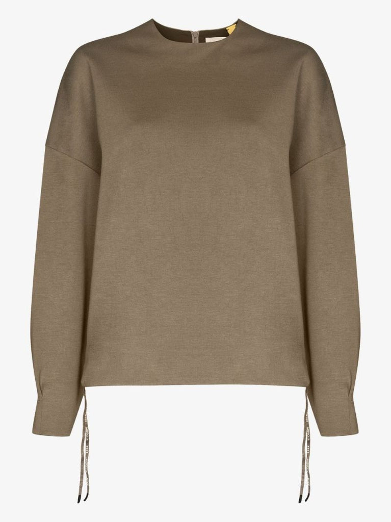 4 Moncler Hyke Logo Print Sweatshirt