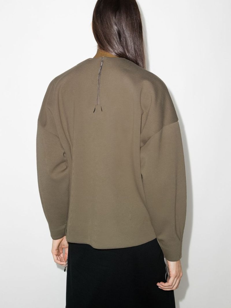 4 Moncler Hyke Logo Print Sweatshirt