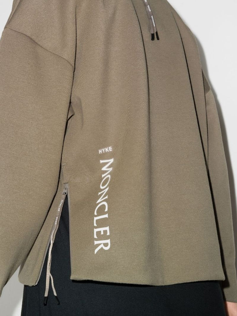 4 Moncler Hyke Logo Print Sweatshirt