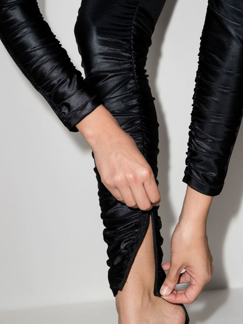 Ruched Logo Leggings