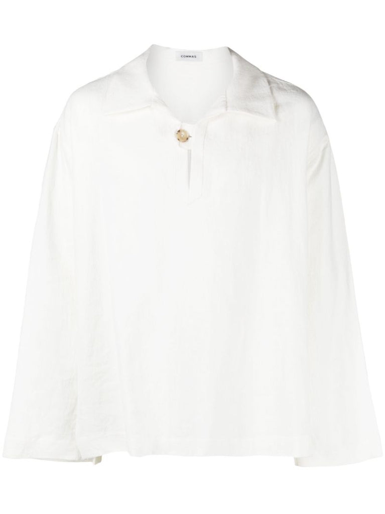 White Resort Long-sleeve Shirt