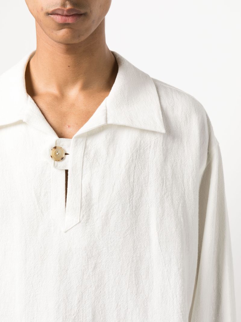 White Resort Long-sleeve Shirt