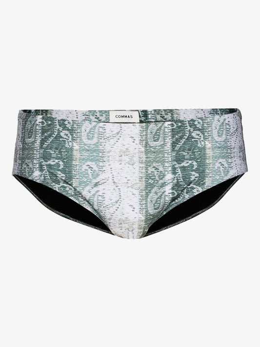 Paisley Jacquard Swim Trunks