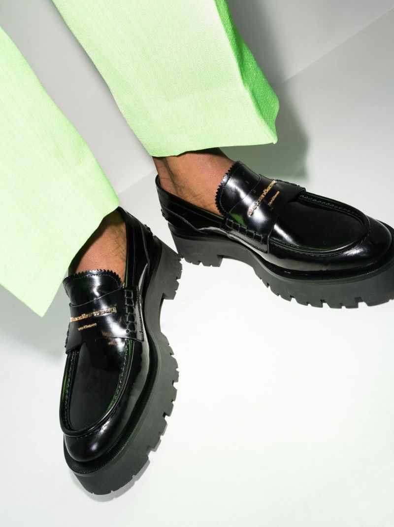 Black Carter 45 Leather Loafers