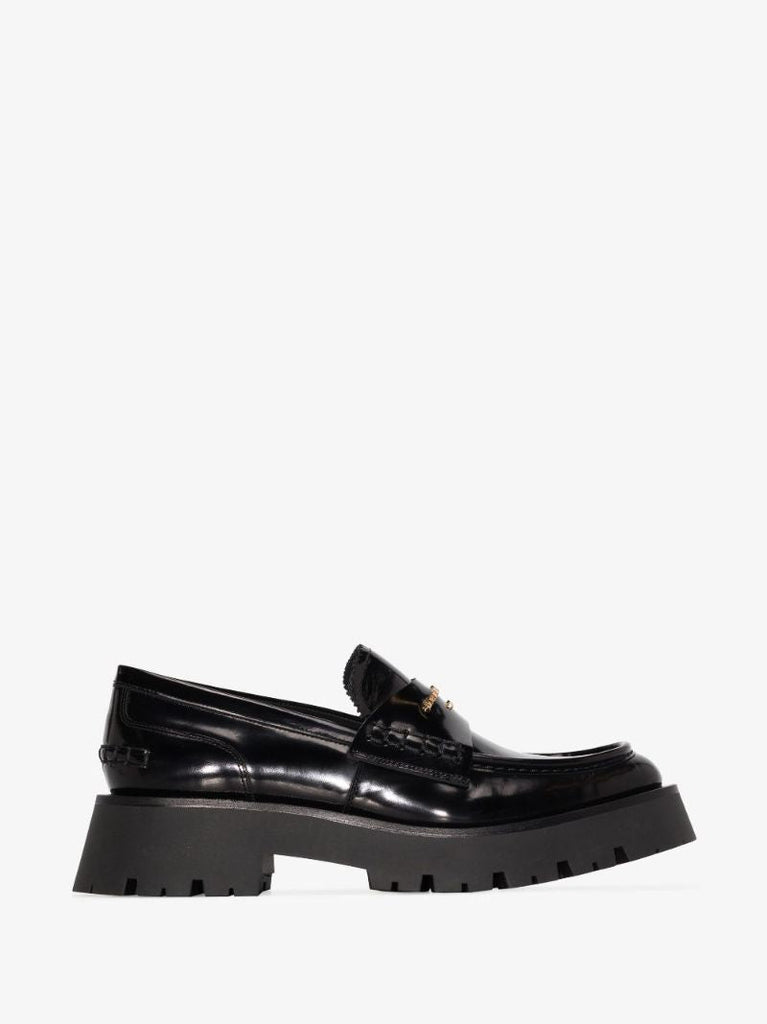 Black Carter 45 Leather Loafers