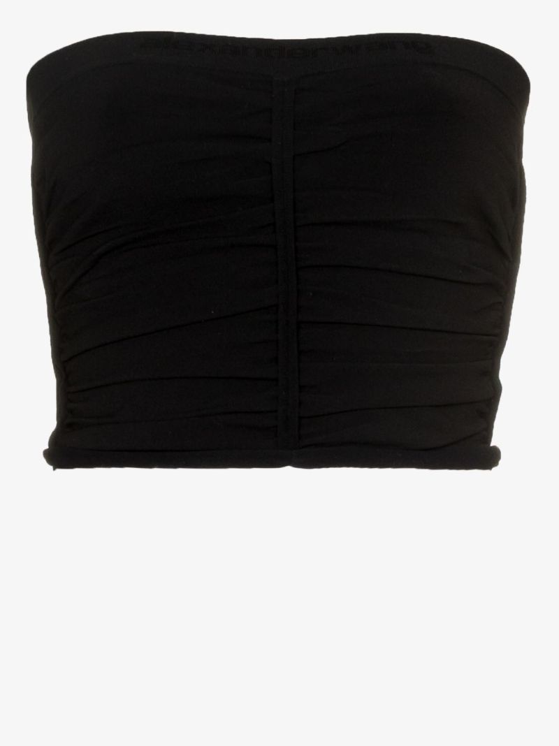 Ruched Strapless Top