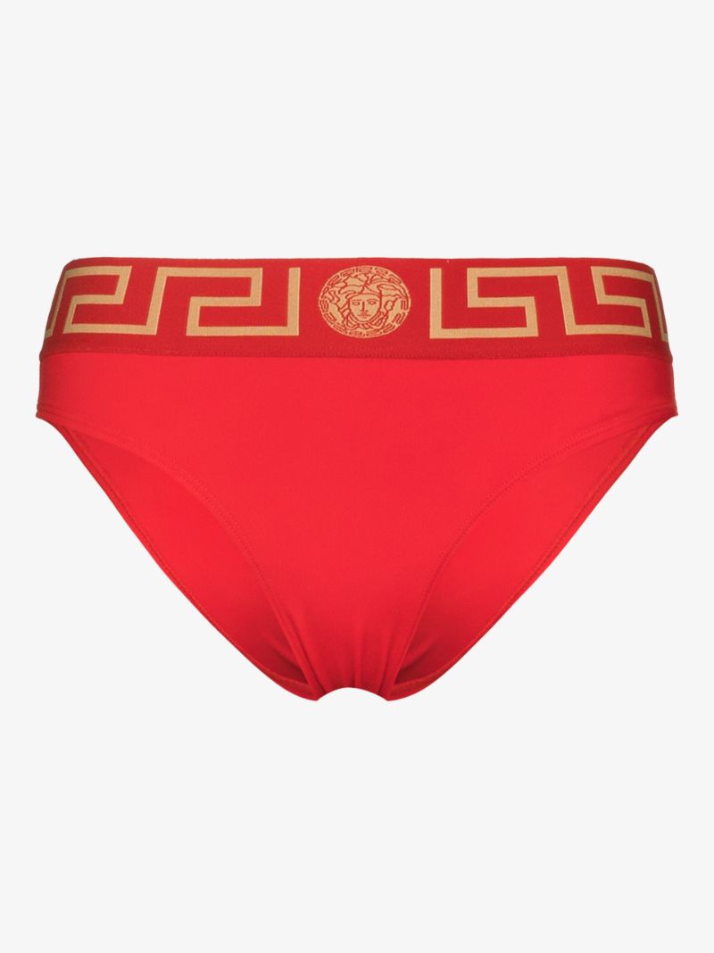 Greca Border Bikini Bottoms