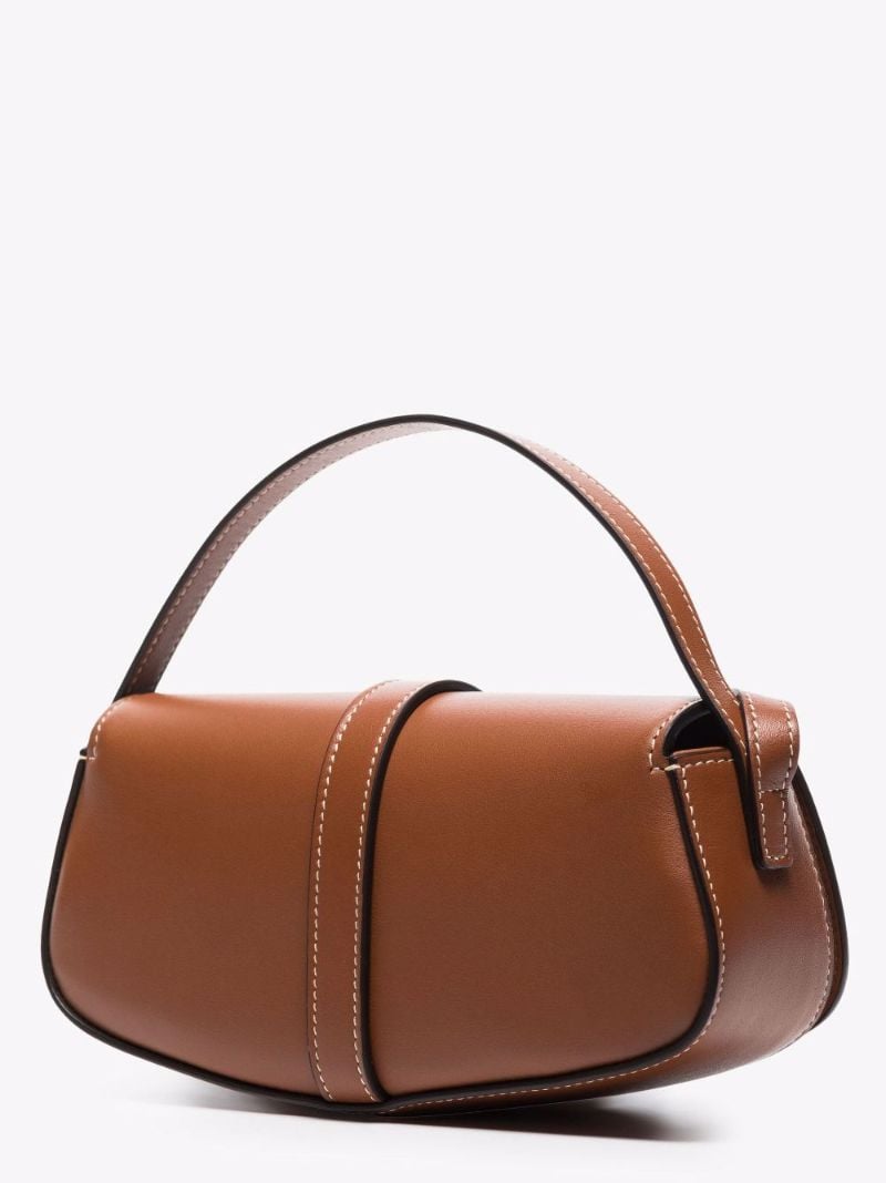 Brown Leather Clutch Bag